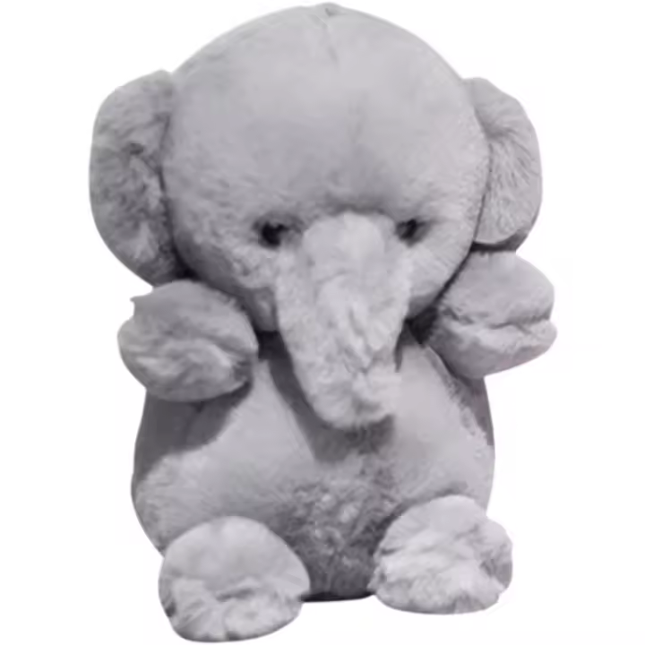 Elefante de Peluche Suave Juguete Bonito para Niños Animal de Dibujos Animados - 1