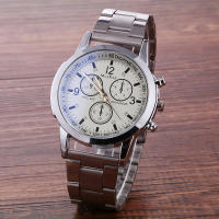 Reloj de Cuarzo para Hombres Reloj de Pulsera de Cuarzo Moda Acero Inoxidable Reloj de Cronógrafo de Lujo Casual Negocios - details 12