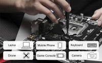 Conjunto de Destornilladores de Precisión ARROWMAX Premium con Caja de Aluminio (48 en 1) Herramientas Manuales para iPhone Computadora Tri Wing Torx - details 2