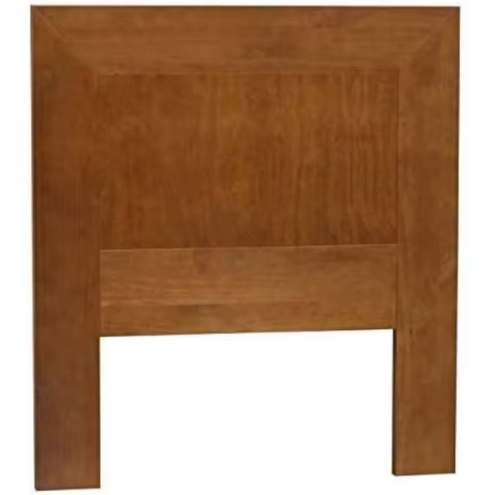 Para Somier Mueble de Cabeza de Cama de Pino y MDF 110x2 cm Serie Kalpe - 1