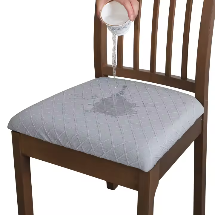 FORCHEER Impermeable Funda Solo Asiento 1 Pieza Jacquard Funda Del Asiento De La Silla De Comedor - 1