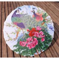 Paraguas de Bambú de Seda Hecho a Mano Arte Clásico de Baile Japonés Flor de Cercero para Bodas, Fiestas, Fotos - details 20