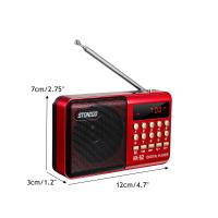 Mini Radio portátil recargable de mano, reproductor Digital FM, USB, TF, MP3, altavoz Stonego, dispositivos, suministros - details 8