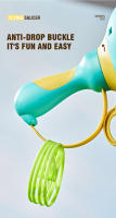 Platillo volador de cuerda de tracción para niños, lanzador de disco, Catapulta de rana, juguetes voladores, OVNI, Catch, deporte al aire libre, regalo del Día de los niños - details 11