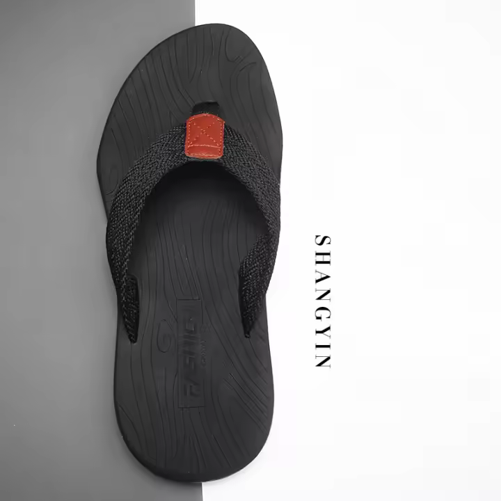 Chanclas de los hombres nuevo verano casual pellizco zapatillas sandalias de los hombres desgaste antideslizante sandalias de playa - 1