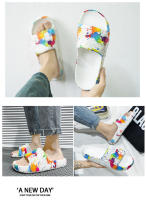 Zapatillas de verano para mujer, zapatos de playa al aire libre, sandalias suaves de EVA, plataforma gruesa, zapatos antideslizantes de ocio para baño interior para mujer - details 4