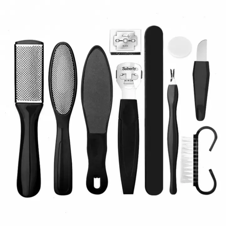 Kit de Herramientas de Pedicura Profesional 10 en 1 para el Cuido de Pies. - 1