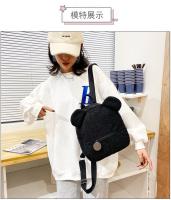 Mochila de felpa, bolso de mujer, nueva versión coreana, súper linda mochila con orejas de oso, mochila para niñas, bolso padre-hijo. - details 13