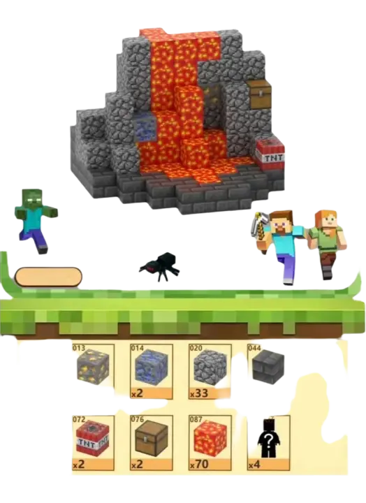 Bloques De Construcción Magnéticos DIY Para Navidad Escena Mundial Famosa Juguetes Para Niños Set De Construcción Creativa Regalo De Navidad - 1