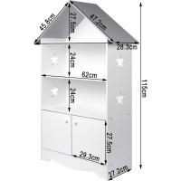 Estanterías Abiertos, Librero Infantil para Habitación Organizador Multiusos, Estante de Libreria - details 4
