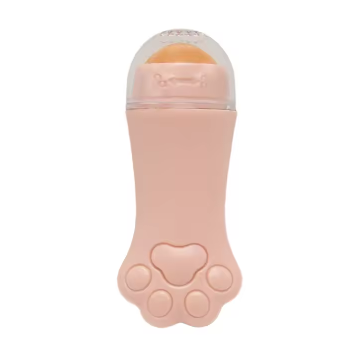 Rodillo volcánico Natural para el cuidado de la piel, herramienta de limpieza Facial, Bola de absorción de aceite, Rosa - 1