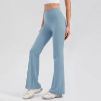 Pantalones acampanados de cintura alta de talla grande, pantalones de Yoga, pantalones cortos, mallas de entrenamiento, pantalones acampanados deportivos, pantalones deportivos para mujer - details 10