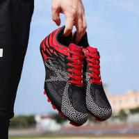 Sepatu Spike profesional uso a largo plazo alta calidad moda ocasión zapatos de uñas para hombres seguimiento y archivo de carrera - details 8