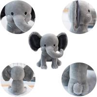 Elefante Gris de 25cm Juguete de Peluche Suave para Dormir Muneco de Peluche para Habitación de Bebé Regalos Decorativos - details 10
