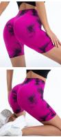 Pantalones cortos de cintura alta para mujer Cinturón elástico, sin costuras, moda en tus piernas, ideal para gimnasio, entrenamiento, correr, verano - details 7