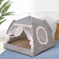 Cama Plegable para Gatos Casa de Mascotas Dulce en China Cojín para Perros y Gatos - details 2