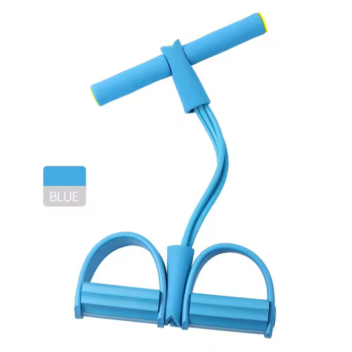 Dispositivo de entrenamiento de cuerda elástica de 4 resistencias, banda de resistencia Abdominal utilizada en gimnasio en casa, equipo de entrenamiento de ejercicio - 1
