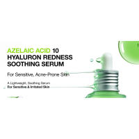 Anua Azelaic Acid 10 Hyaluron Redness Soothing Serum, Suero facial para pieles sensibles, Ácido hialurónico, Niacinamida, Cuidado de manchas, - details 1