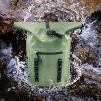 Mochila impermeable de 30l para exteriores, bolsa de aparejos de pesca, Trekking, escalada, surf, kayak, hombro - details 2