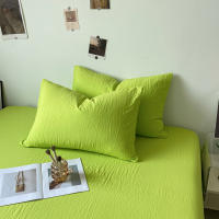 Bonenjoy-funda de almohada de Color sólido, funda de almohada transpirable de 48x74cm, Fundas de cojín rectangulares, fundas de almohada de cama para el hogar, 2 piezas - details 4