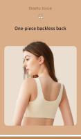 Sujetador de lactancia inalámbrico para mujer, ropa de maternidad, antisueltos, transpirable, seda helada, cómodo - details 10