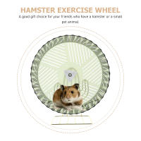 Rueda silenciosa para hámster, jaula de juguete para ejercicio de animales gerbiles, Chinchilla para correr, rata, erizo - details 5