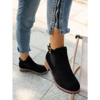 Botas cortas informales para mujer, zapatos planos martin - details 5