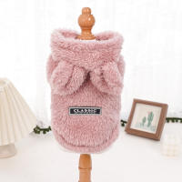 Ropa De Invierno Para Perros Y Gatos Con Orejas De Conejo Y Capucha De Algodón Suave Caliente Ropa De Otoño Y Invierno Para Mascotas - details 16