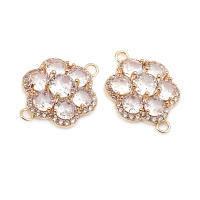 Colgantes de Encanto de Margarita de Brass de 18K Oro 4PCS Diamante Falo Joyería de Moda China - details 7