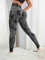 Pantalones de Yoga para mujer, mallas deportivas sin costuras de cintura alta, ropa de gimnasio ajustada, chándal de ciclismo - details 11