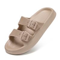 Zapatillas deslizantes ajustables Unisex de verano para hombre y mujer, zapatillas con plataforma inferior de suela gruesa, zapatillas antideslizantes de EVA - details 0