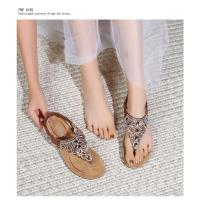 Sandalias Mujer 2025 con Cristales y Plataforma |   Tira en Dedo para Verano, Diseño Elegante y Fresco para Playa y Ciudad - details 12