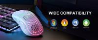 Ratón de juego inalámbrico de 2,4G, dispositivo con diseño ergonómico DPI ajustable para ordenador portátil de escritorio - details 0