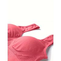 Sujetador deportivo con almohadillas incorporadas, transpirable, alta elasticidad, sin aros, perfecto para yoga, fitness, correr - details 2