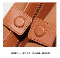 Nuevo Bolso popular Bolso de mano tejido con hebilla de cuerda de metal Bolso de hombro Bolso de mujer retro de gran capacidad átil - details 14
