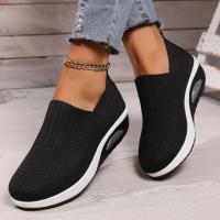 Zapatillas de correr transpirables para mujer Zapatos de caminar con cordones delanteros - details 1