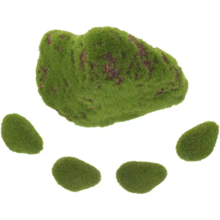 Piedra de Musgo Artificial Roca Falsa para Jardín Espuma de Café de Poliestireno - 1