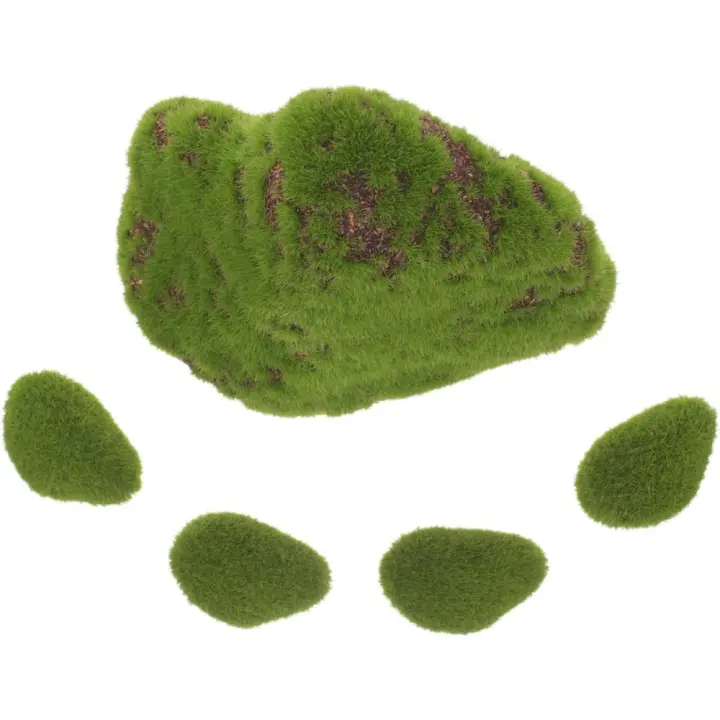 Piedra de Musgo Artificial Roca Falsa para Jardín Espuma de Café de Poliestireno - 1