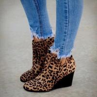 Otoño Invierno mujer tacones de cuña botines zapatos de moda casual - details 3