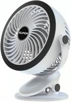 Mini ventilador EasySpeed con pinza, ventilador de sobremesa con clip de fijación, mini ventilador con batería recargable USB silencioso - details 0