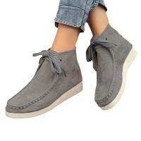 zapatos planos casuales con cordones para mujer - details 0