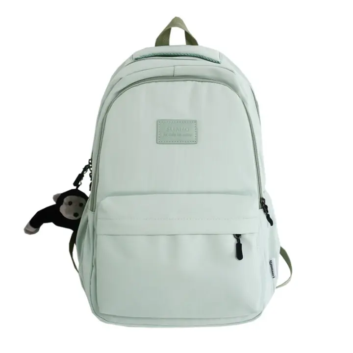 Mochila Escolar para Jóvenes Mujeres Sólido Simple Gran Capacidad Mochila Universitaria para Chicas Mochila de Libros para Estudiantes Hecha en China - 1