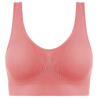 Sujetador deportivo de color sólido para mujer, top de fiesta, gimnasio, yoga, entrenamiento atlético, suave, acolchado - details 39