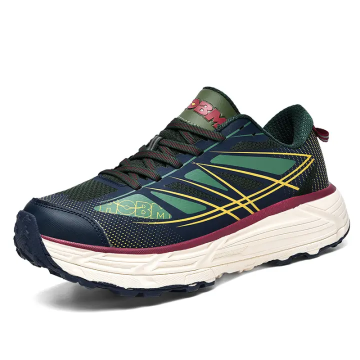 Nuevos zapatos de suela gruesa para hombre, zapatos deportivos de moda para correr con amortiguación - 1