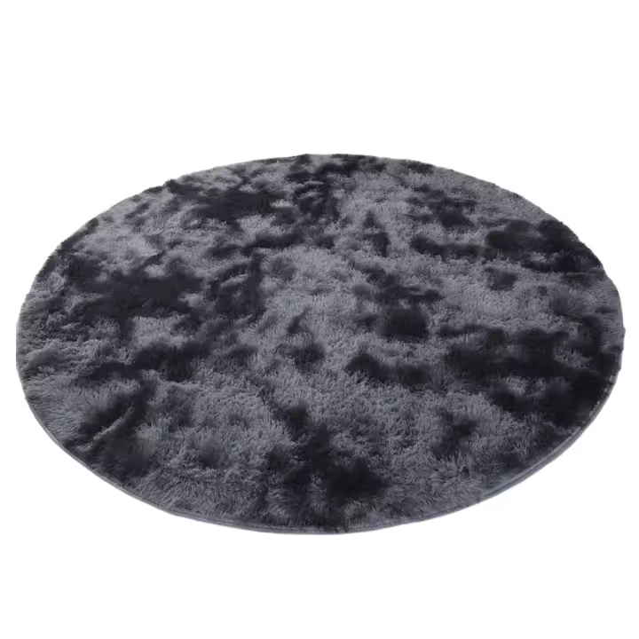 Alfombras Redonda Salon ,Grandes Alfombra Pelo Largo de Habitacion Dormitorio Salon Comedor Lavable Antideslizante Interior - 1