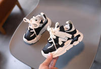 Zapatos deportivos casuales de cuero para niños y niñas, zapatillas de deporte de malla, transpirables, suela suave - details 24
