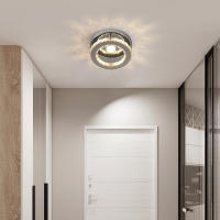 Lámparas de Techo Goeco con Cristal Plafon 16W LED para Dormitorio Sala de Estar Cocina Pasillo 3 Colores Ajustables Iluminación Decorativa Eficiencia de Energía - details 5