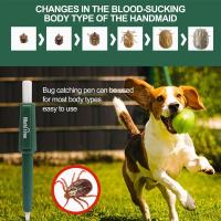 Herramienta de eliminación de garrapatas para gatos, perros y personas, Control de pulgas para mascotas, resistente al agua, portátil, a prueba de óxido - details 3