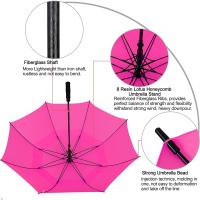Paraguas de Golf abierto automático, paraguas de palo impermeables a prueba de viento con doble dosel extragrande de gran tamaño - details 159