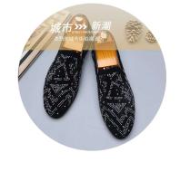 Herramienta de dibujo de hierba, material superior de cuero de vaca de moda, forro de PU suave, empalme exquisito, cómodo para hombres e informal - details 6